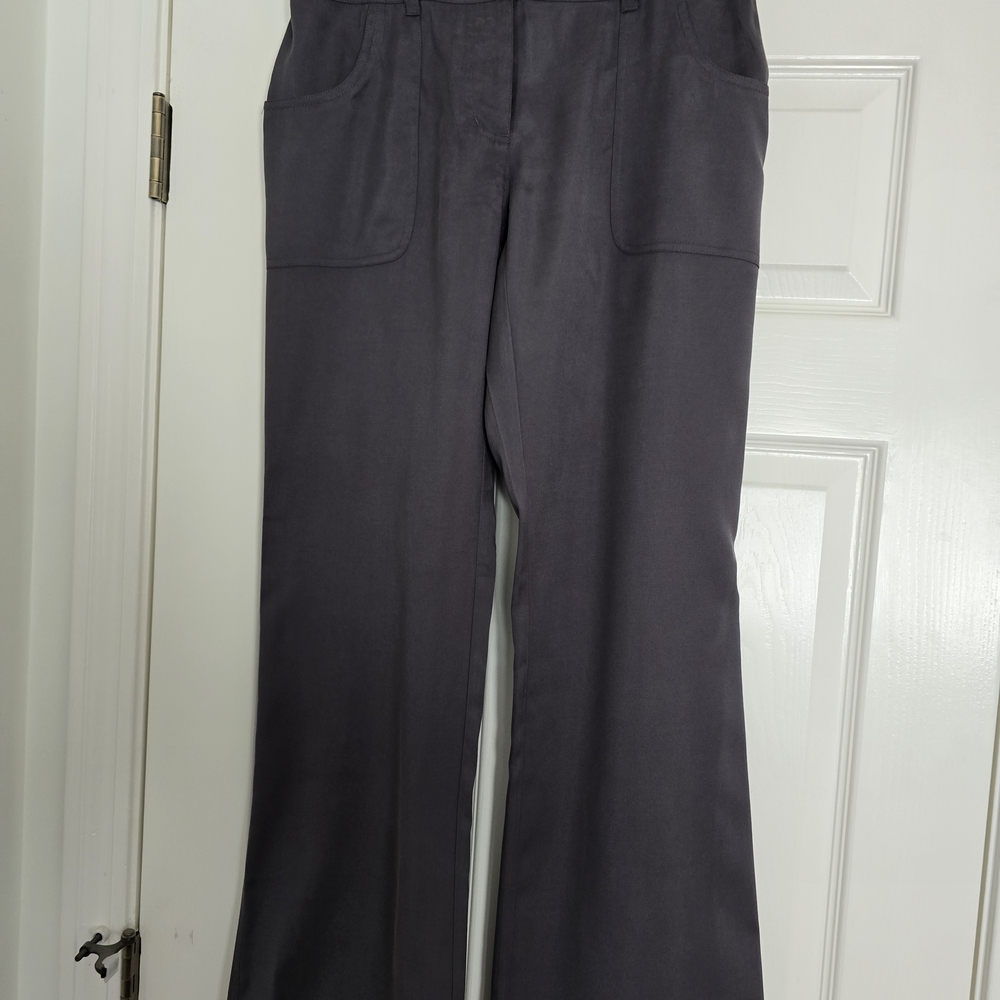 Chico's Gray Wide Leg Pants 2 Front Pockets/2 Back Pockets Sz. (00) Regular